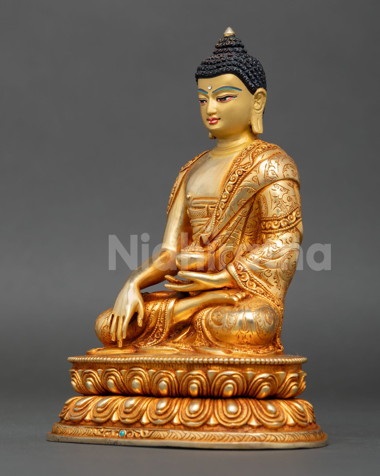 Shakyamuni Buddha | Sacred Himalayan Devotional Sculpture
