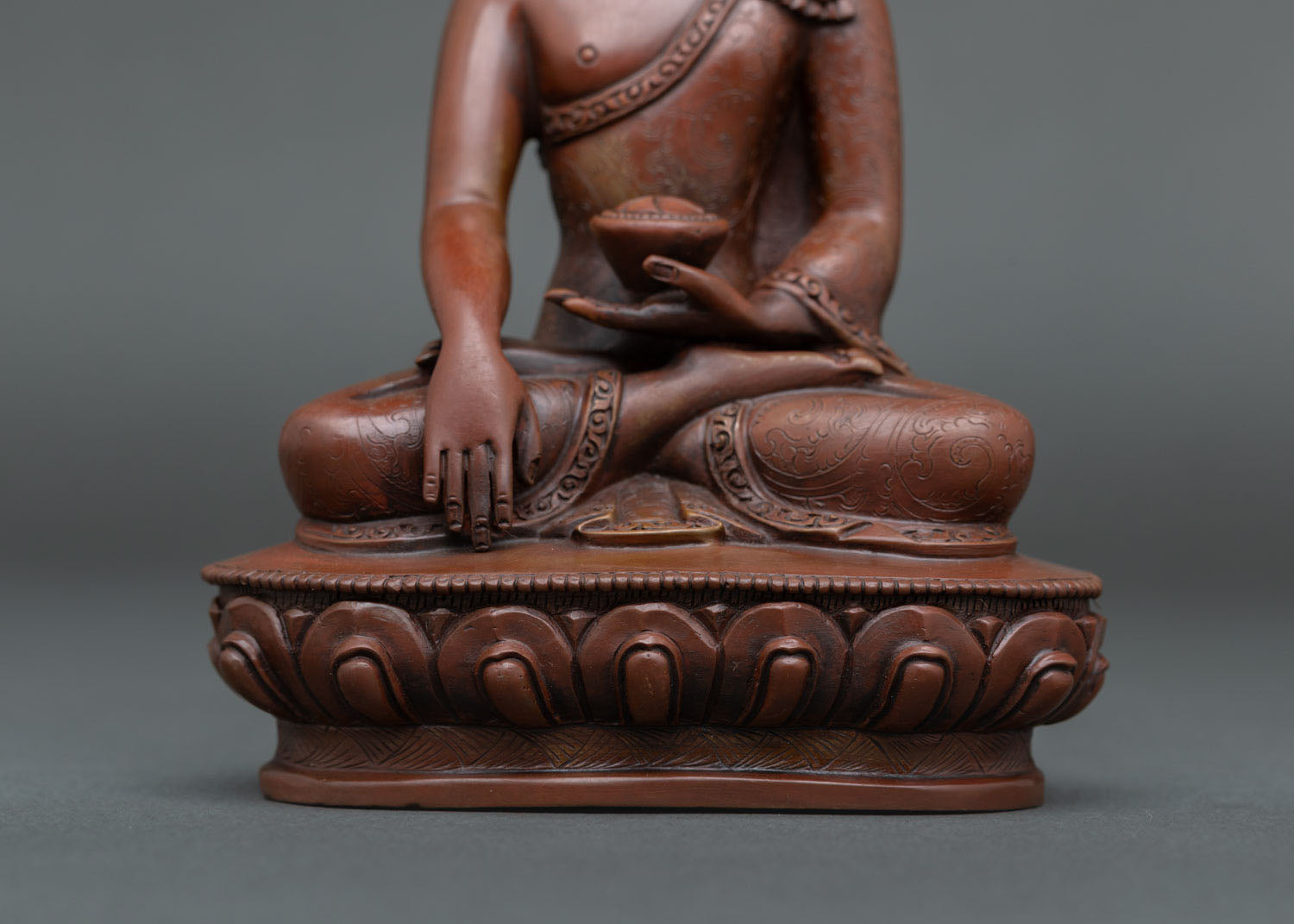 Shakyamuni Buddha Statue | Enlightened Buddha Copper Art