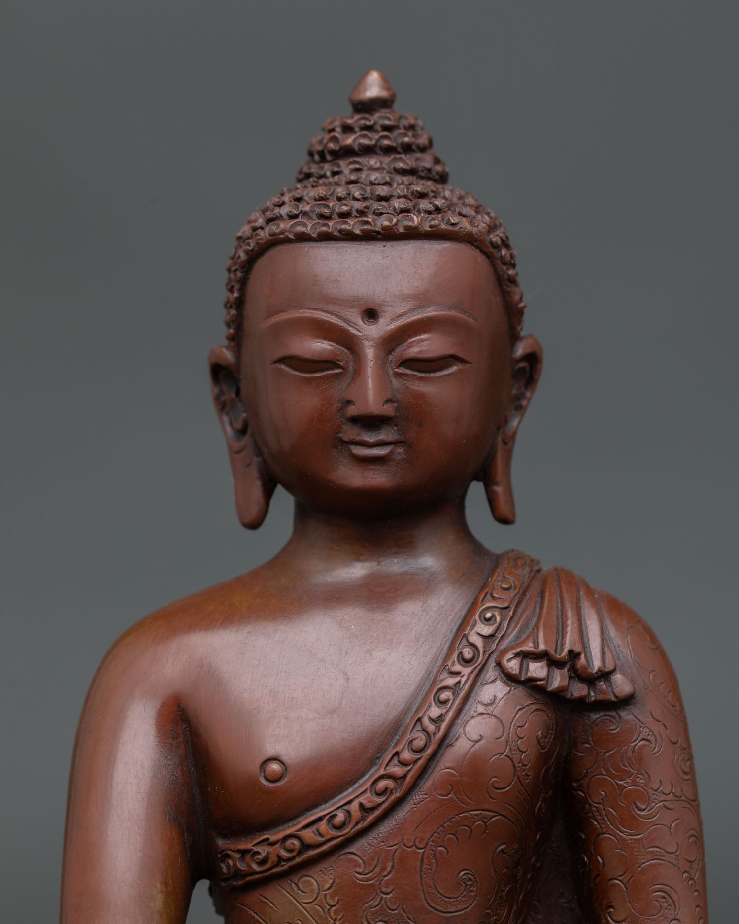 Shakyamuni Buddha Statue | Enlightened Buddha Copper Art