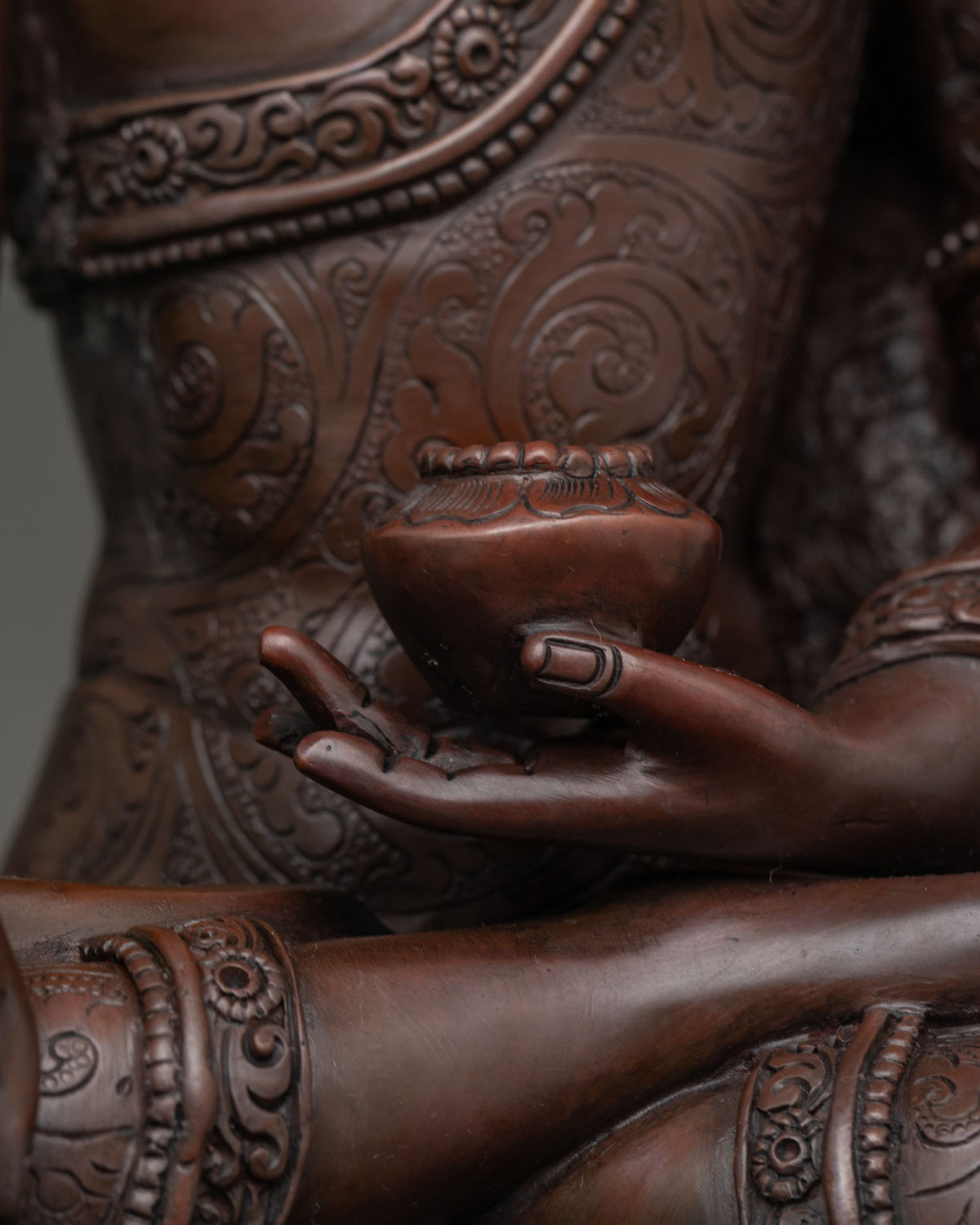 Shakyamuni Buddha Statue | Traditional Copper Sculpture from Nepal