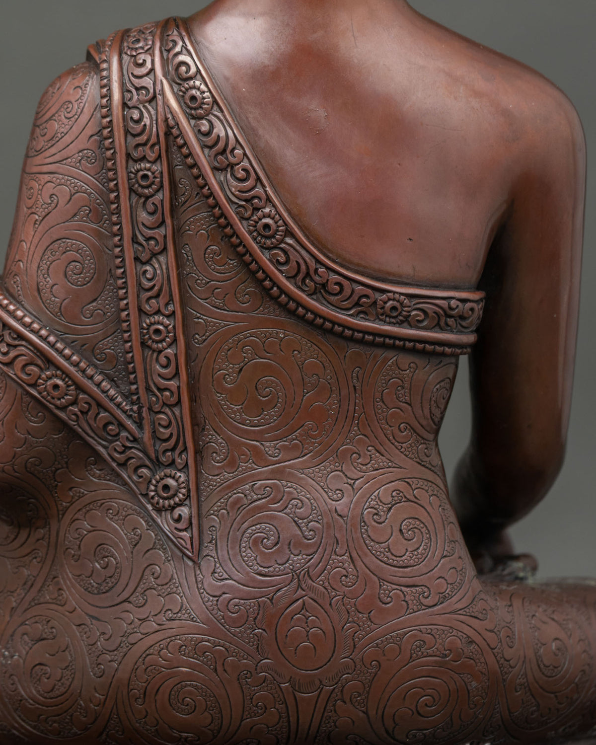 Shakyamuni Buddha Statue | Traditional Copper Sculpture from Nepal