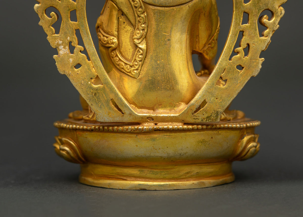 Shakyamuni Buddha Statue | Nepalese Copper Sculpture for Your Altar
