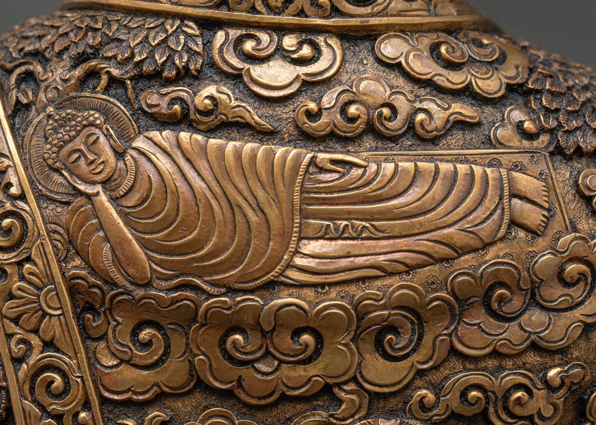 Solid Copper Shakyamuni Buddha Statue | Handcrafted In Nepal