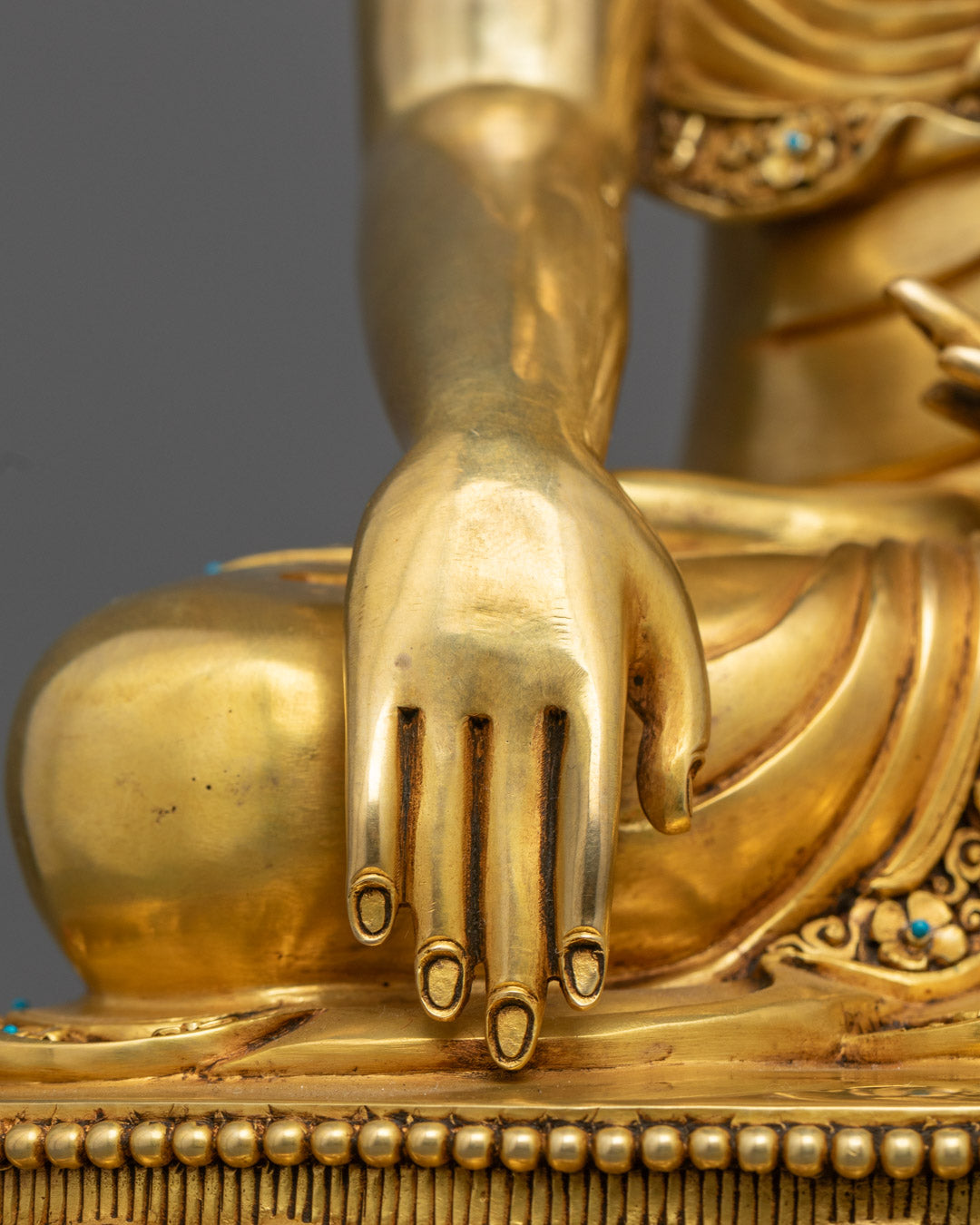 Sacred Shakyamuni Buddha Statue | Traditional Tibetan Art