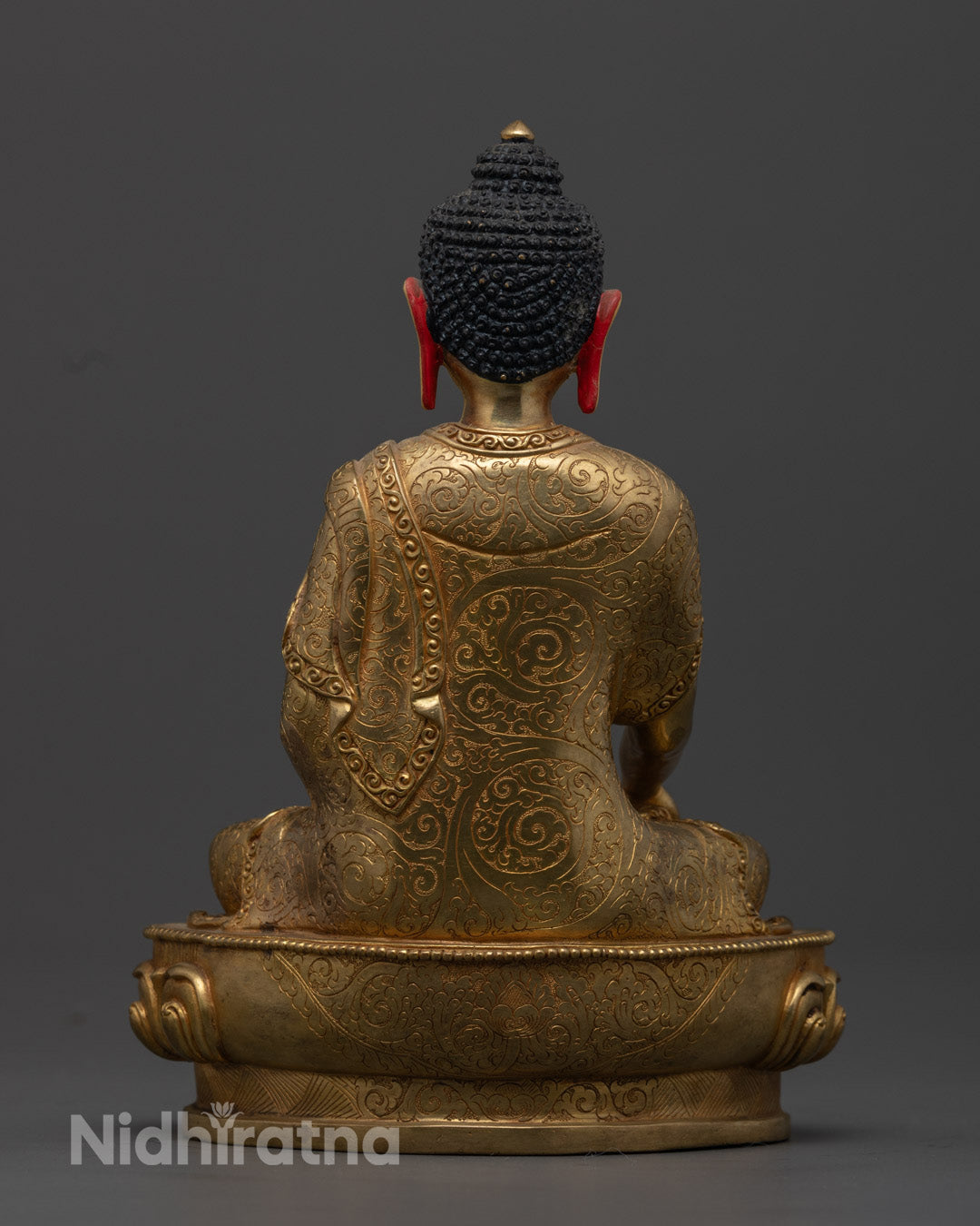 Sakyamuni Buddha Statue – Tibetan Buddhist Altar Sculpture