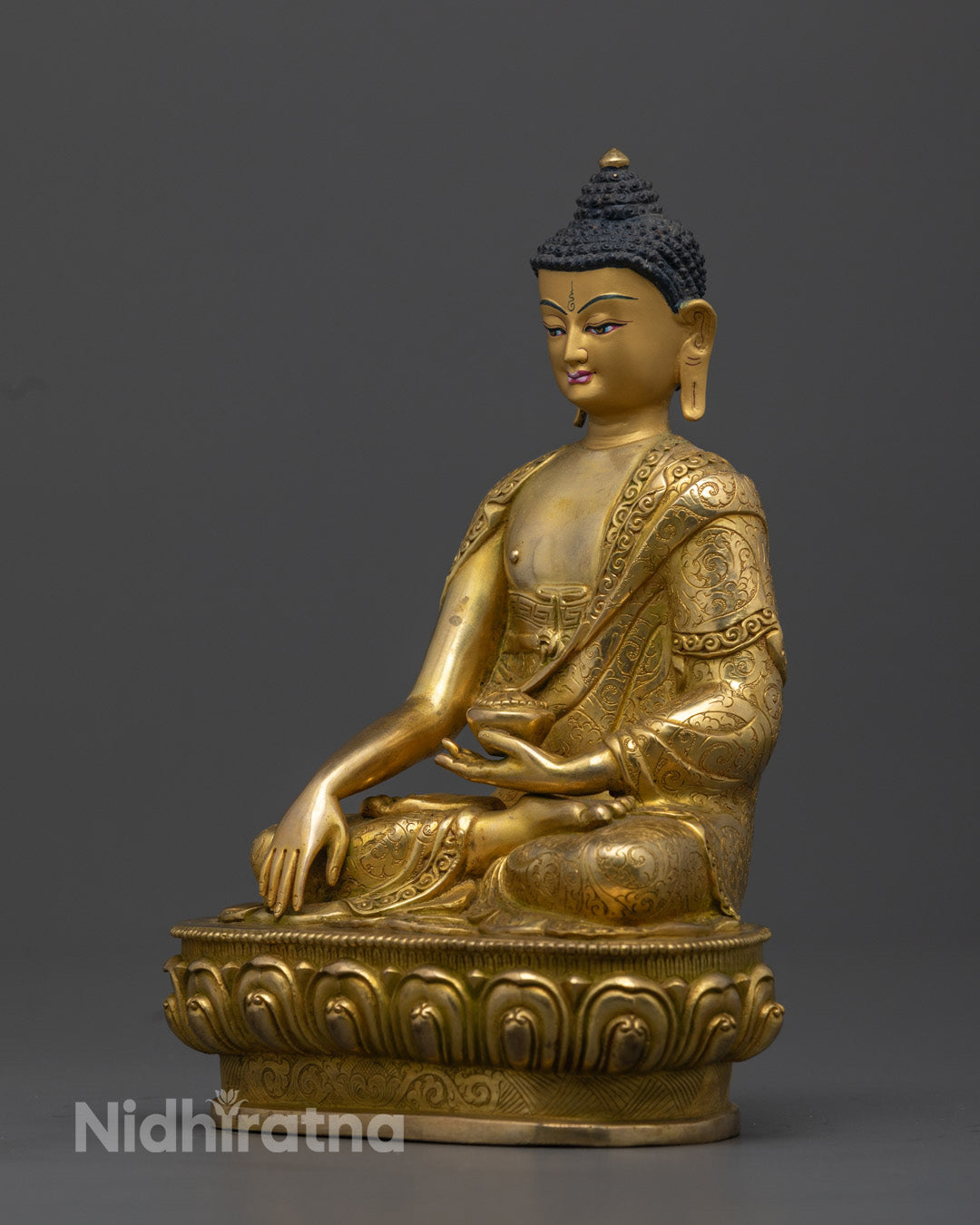 Shakyamuni Buddha Sculpture – Buddhist Enlightenment Figure