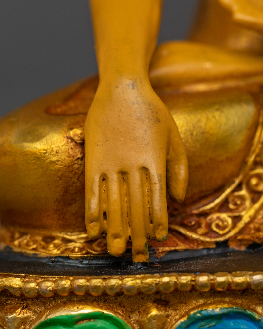 Yellow Shakyamuni Buddha Sculpture | Symbol of Inner Peace