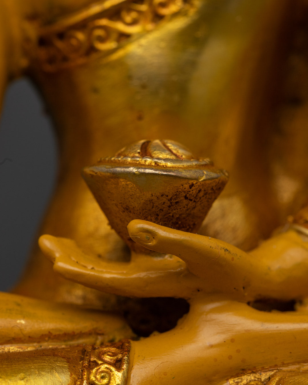 Yellow Shakyamuni Buddha Sculpture | Symbol of Inner Peace