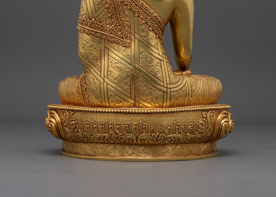 Shakyamuni Buddha Statue | Handcrafted Buddhist Sculpture from Nepal
