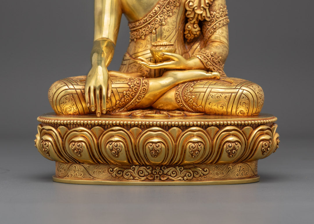 Shakyamuni Buddha Statue | Handcrafted Buddhist Sculpture from Nepal