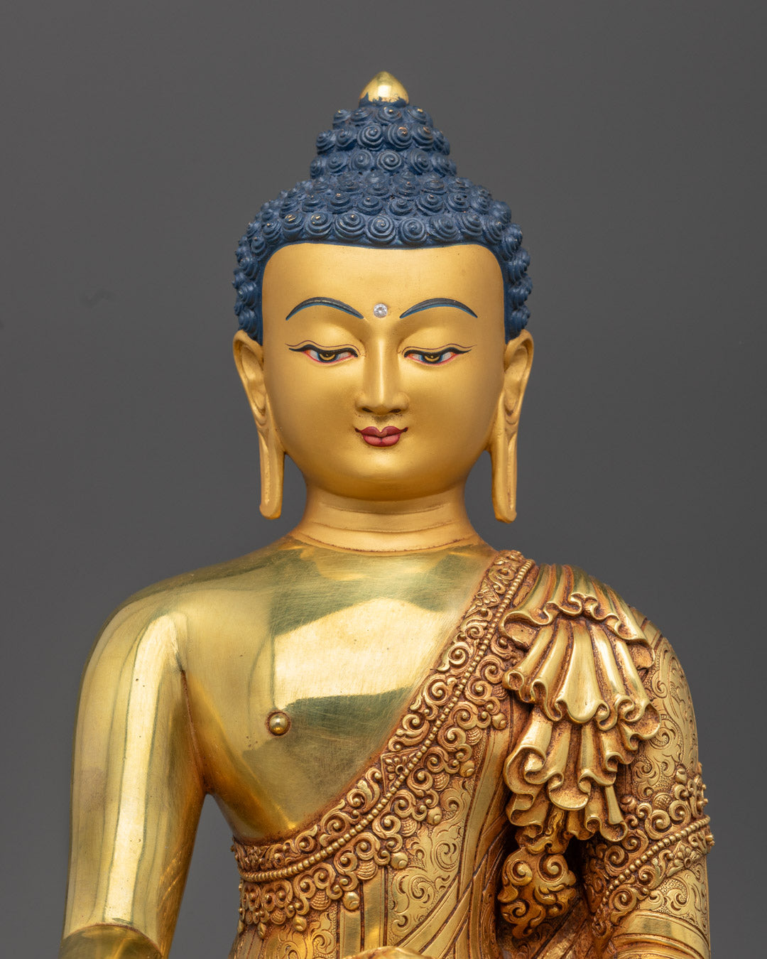 Shakyamuni Buddha Statue | Handcrafted Buddhist Sculpture from Nepal