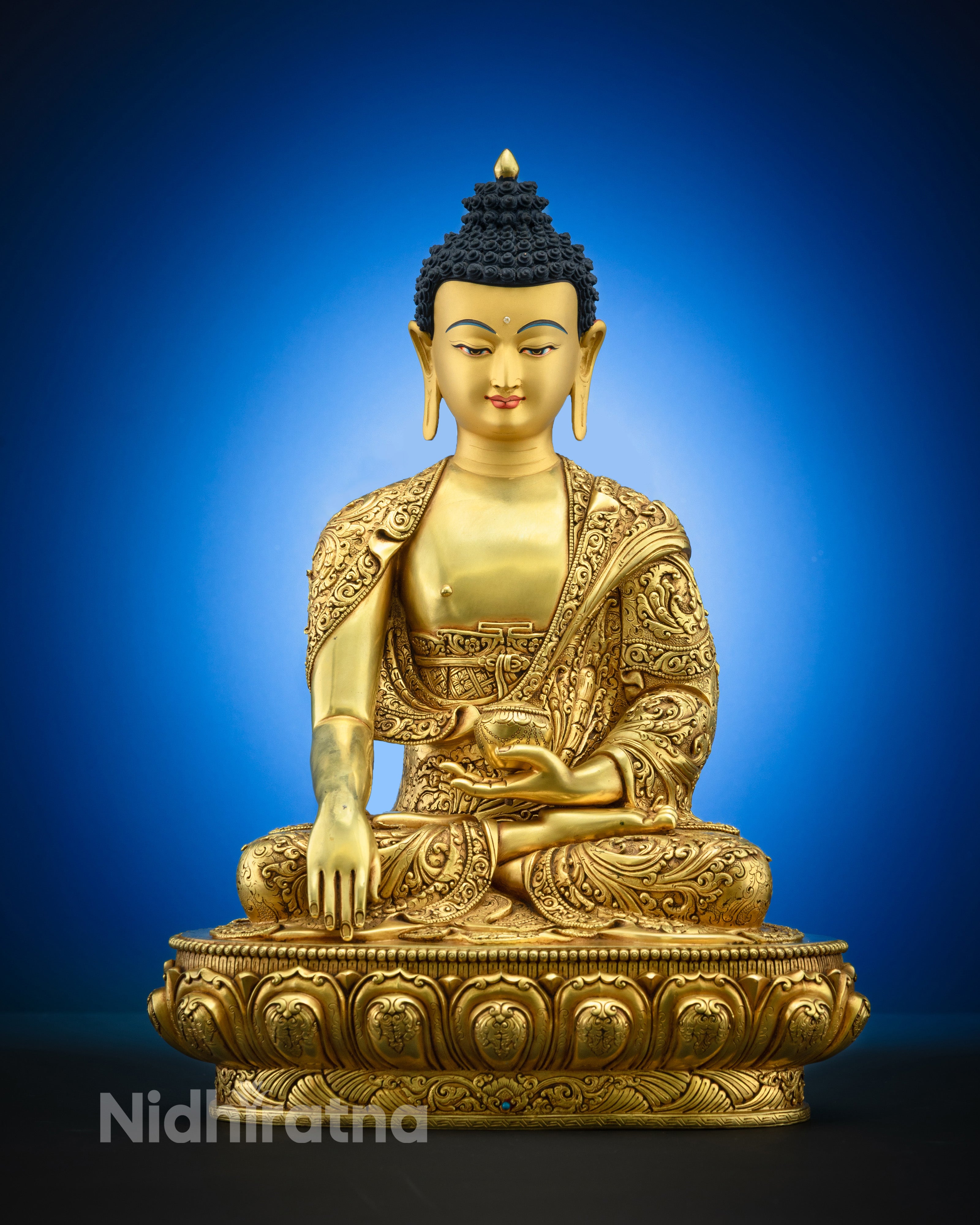 Elegant Shakyamuni Buddha Sculpture | Enhance Your Home Decor with Timeless Spiritual Art