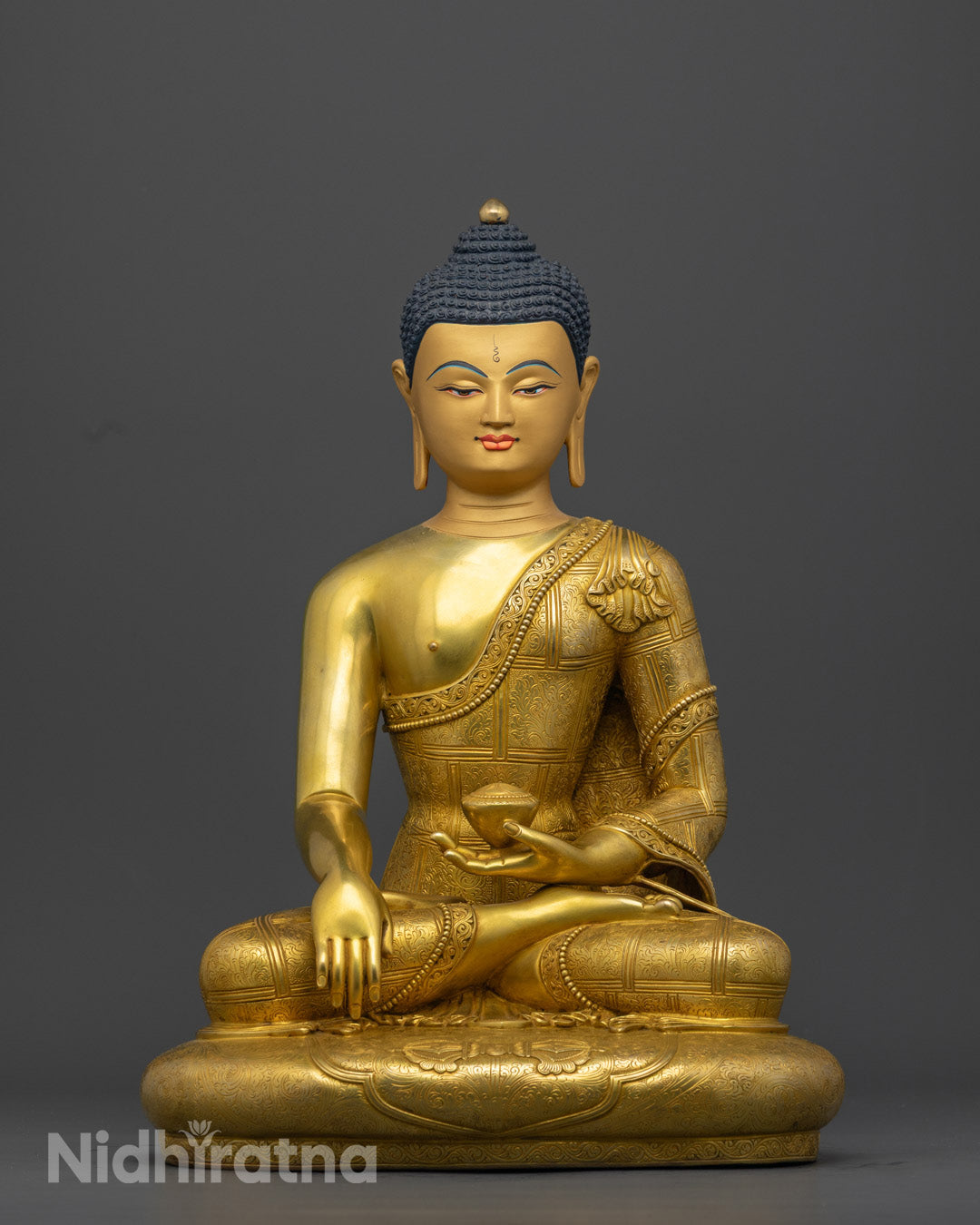Shakyamuni Buddha Statue | Handcrafted Tibetan Buddhist Sculpture