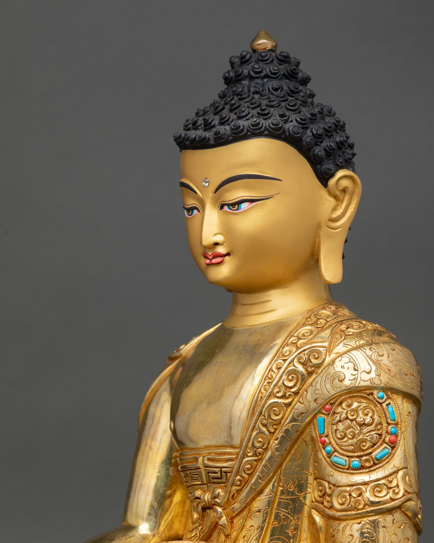 Nepalese Buddha Shakyamuni Statue | Handmade in Nepal