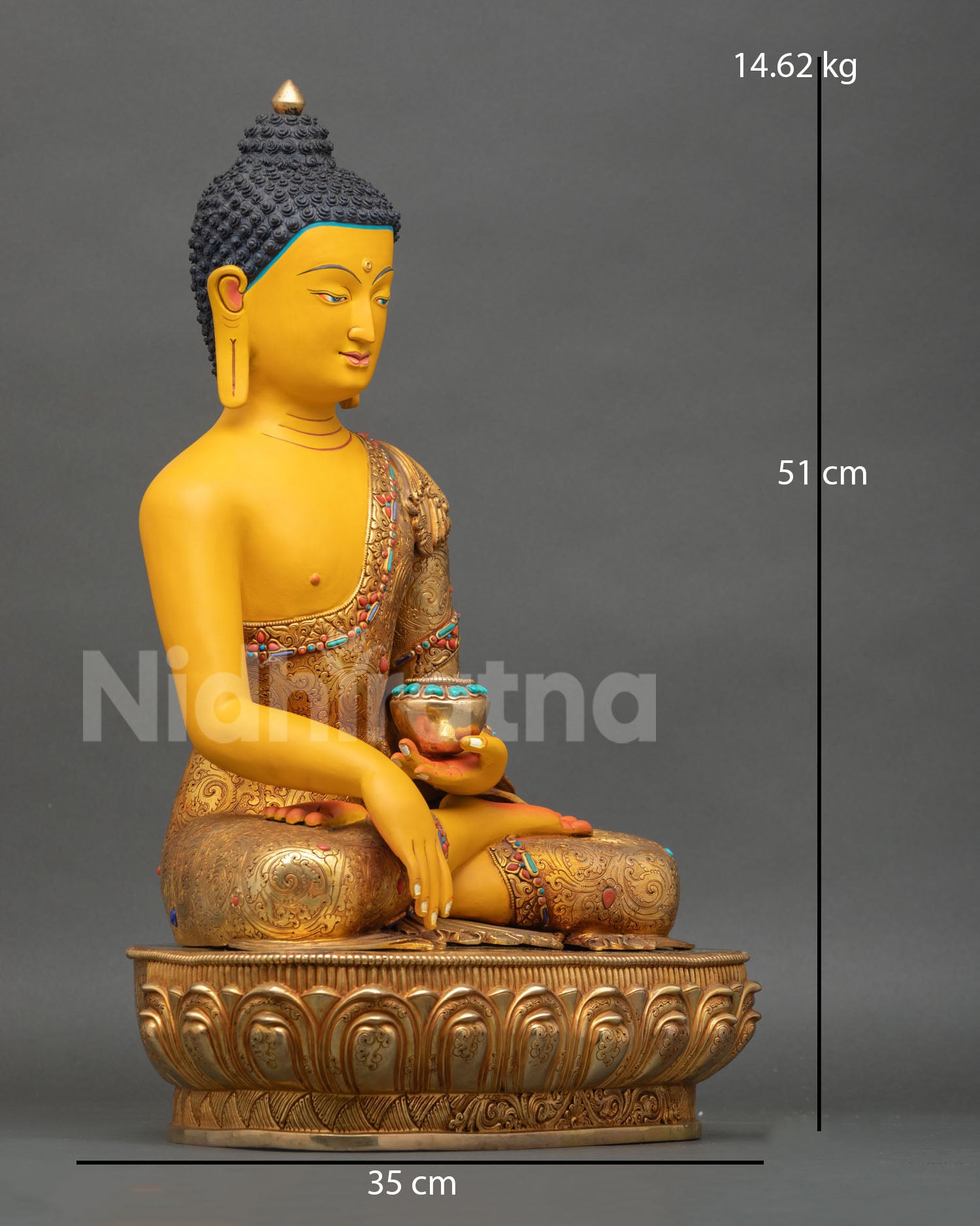 Shakyamuni Buddha Statue | Buddhist Enlightenment Art Figurine