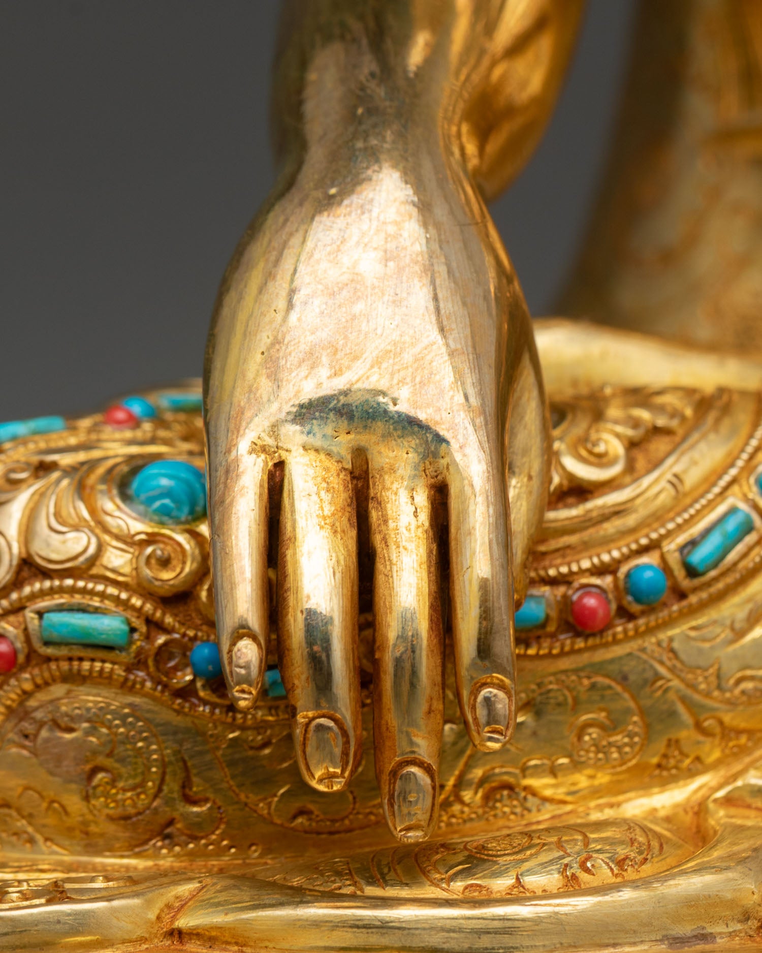 Nepalese Buddha Shakyamuni Statue | Handmade in Nepal