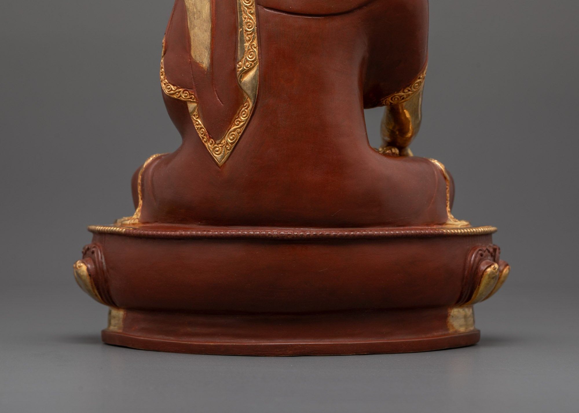 Partially Gold Gilded Shakyamuni Buddha Statue | Lost Wax Copper