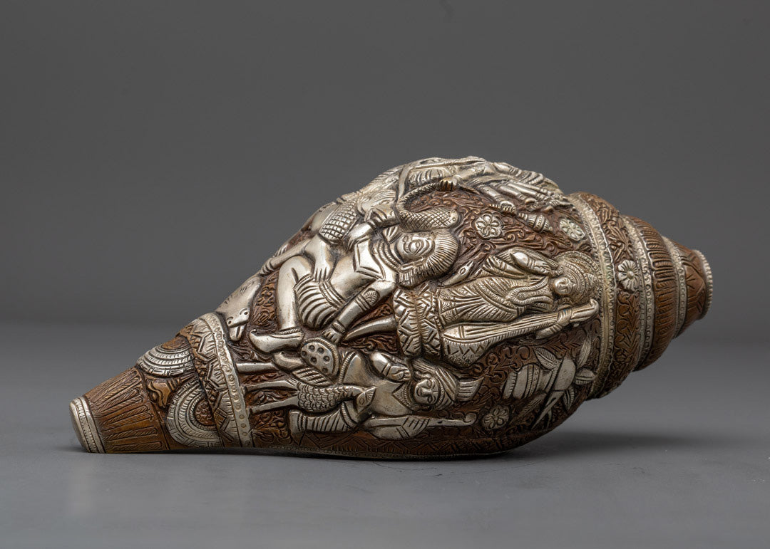 Durga Devi Conch Shell | Powerful Shankh for Spiritual Protection
