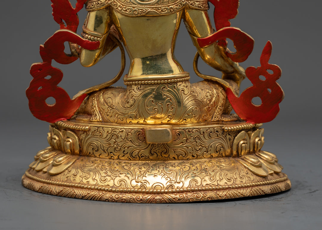 Green Tara Statue | Tibetan Bodhisattva of Healing