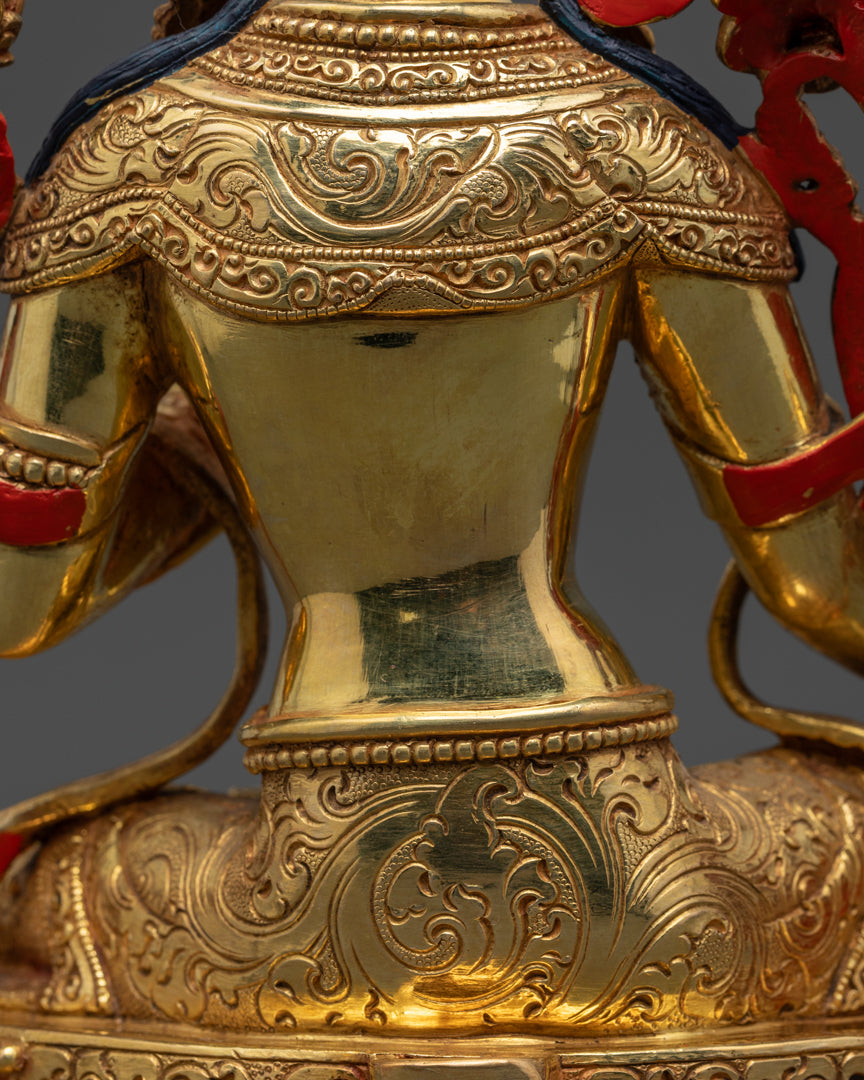 Green Tara Statue | Tibetan Bodhisattva of Healing