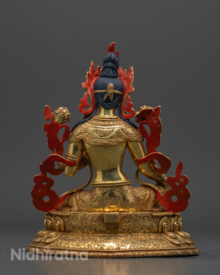 Green Tara Statue | Tibetan Bodhisattva of Healing
