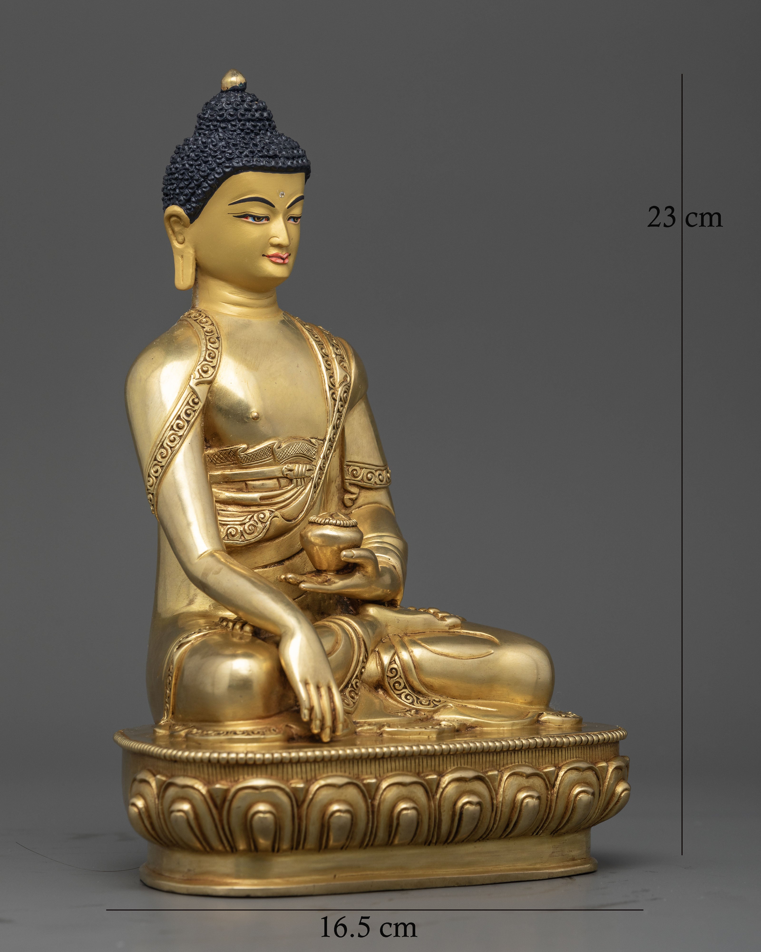 Shakyamuni Buddha Statue | Buddha Statue for Meditation | Vajrayana Buddha Statue | Buddha Sculpture