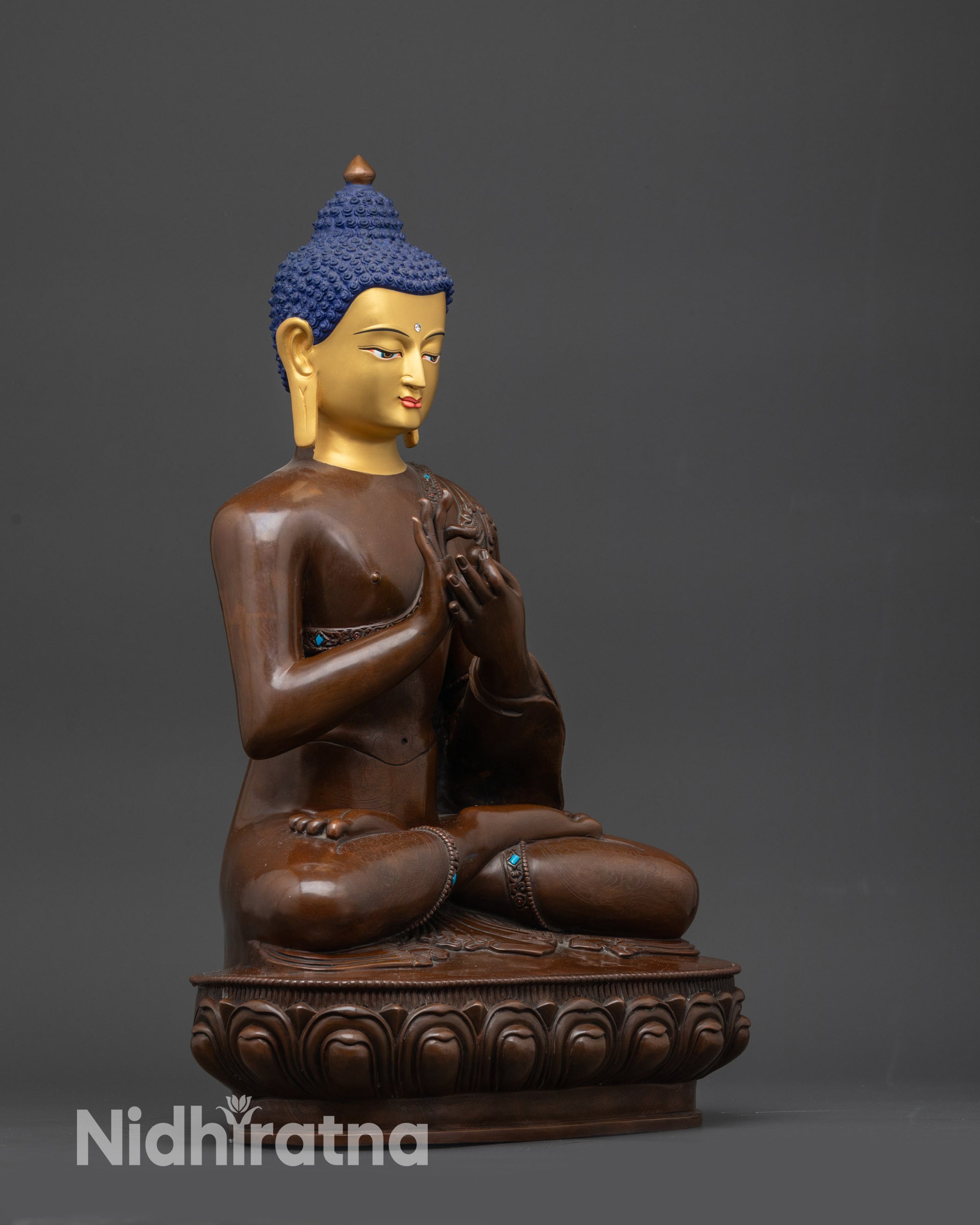 Tibetan Buddhist meditation statue