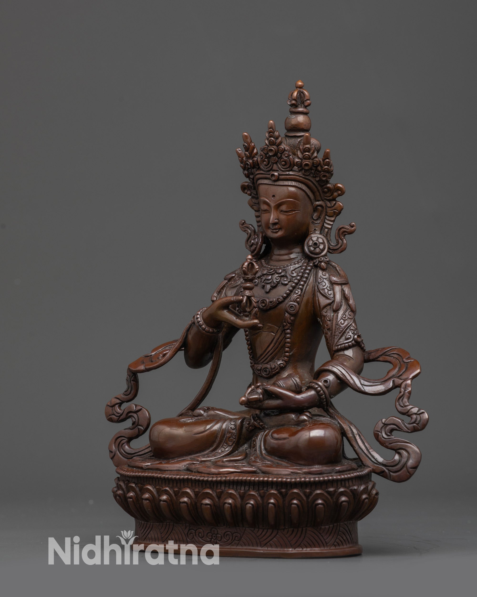 handcrafted Buddhist altar figure