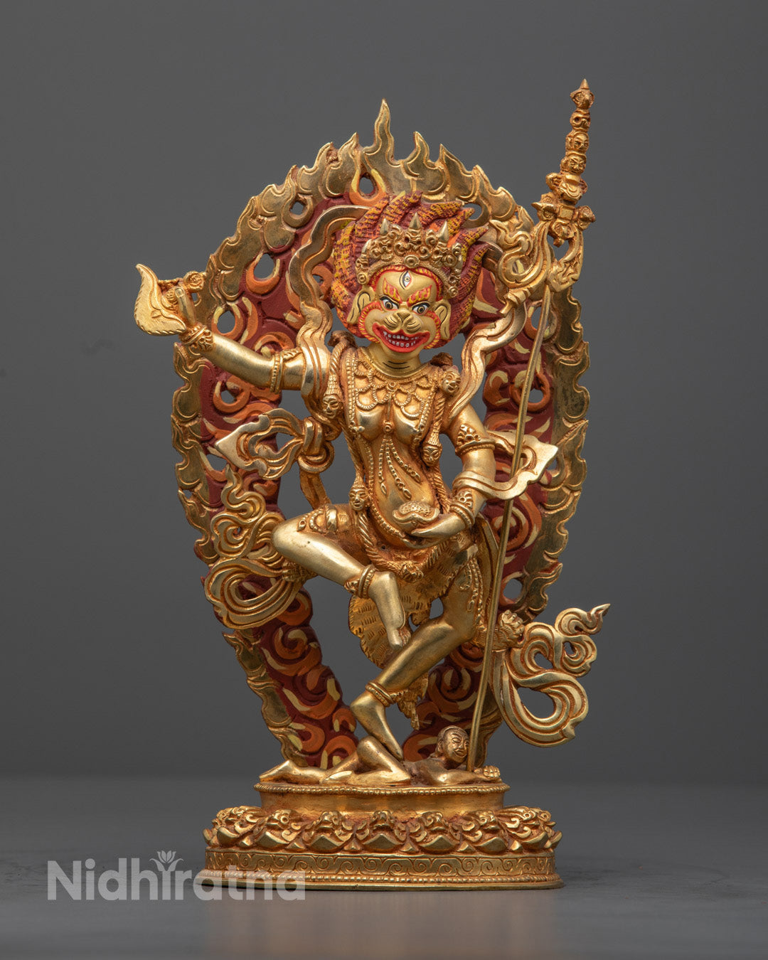 Simha Mukha Statue | Sacred Tibetan Buddhist Guardian