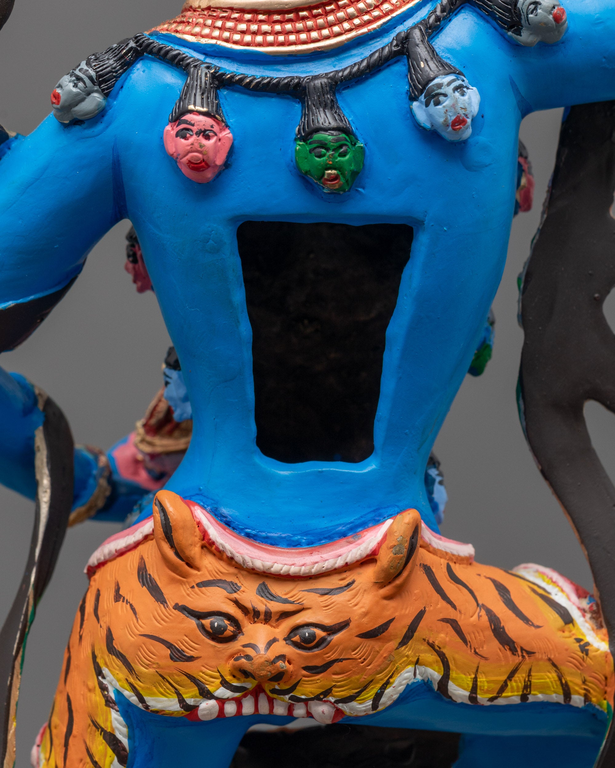 Buy Blue Simha Mukha Statue | Fierce Buddhist Protector Deity