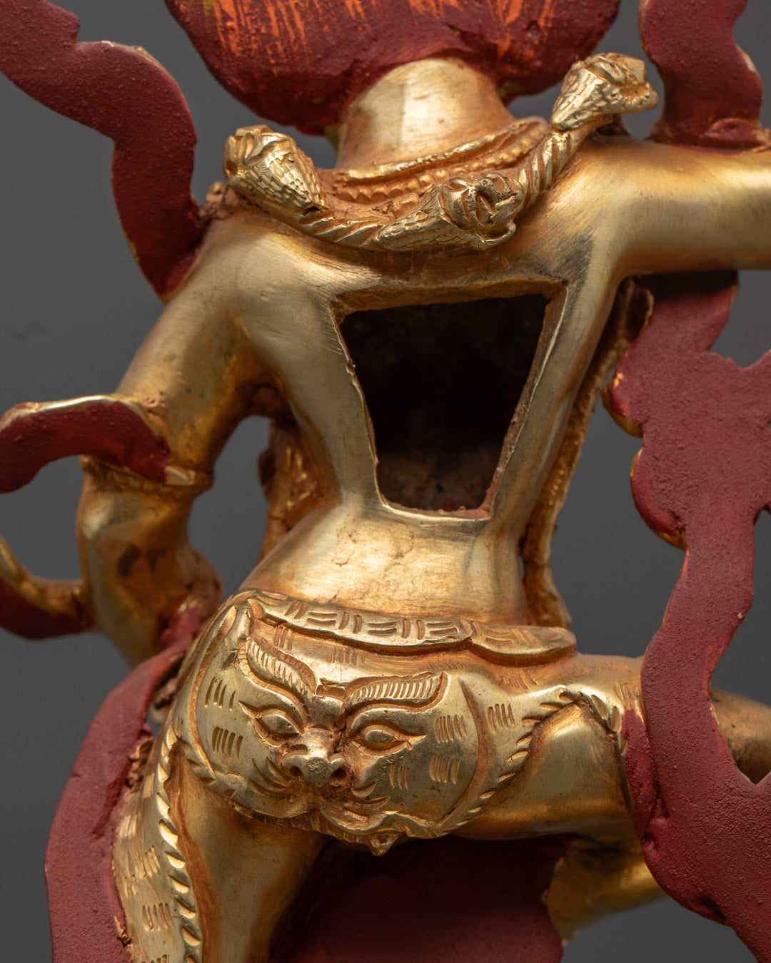 Simha Mukha Statue | Sacred Tibetan Buddhist Guardian