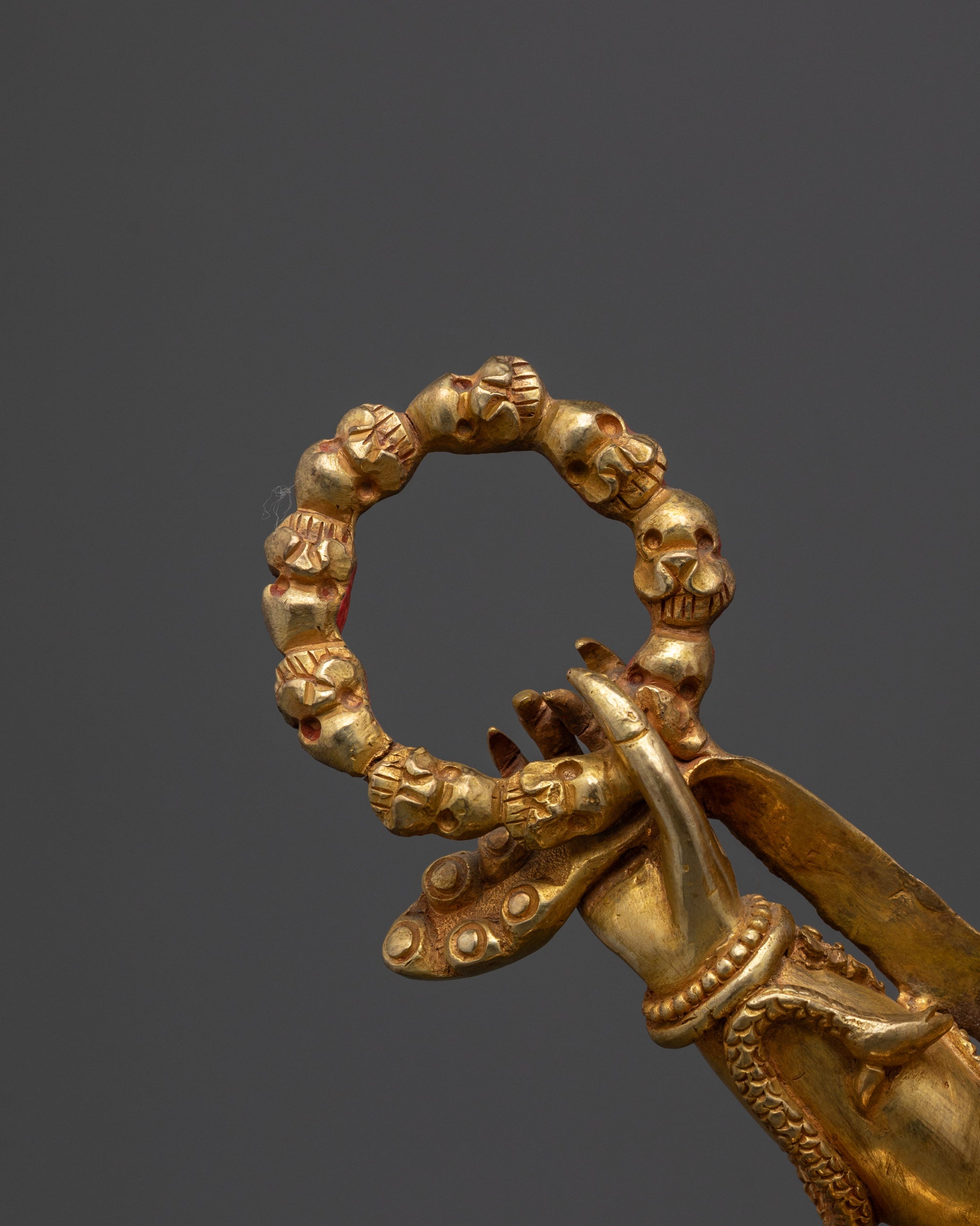 Nepalese Six-Armed Mahakala Statue | Dharma Protector Sculpture