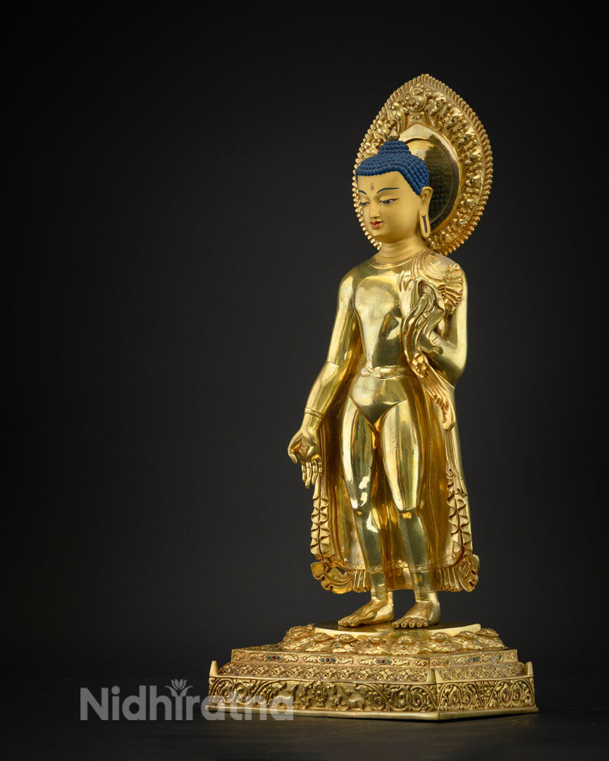Standing Siddhartha Gautama Buddha statue | Himalayan Sacred Art