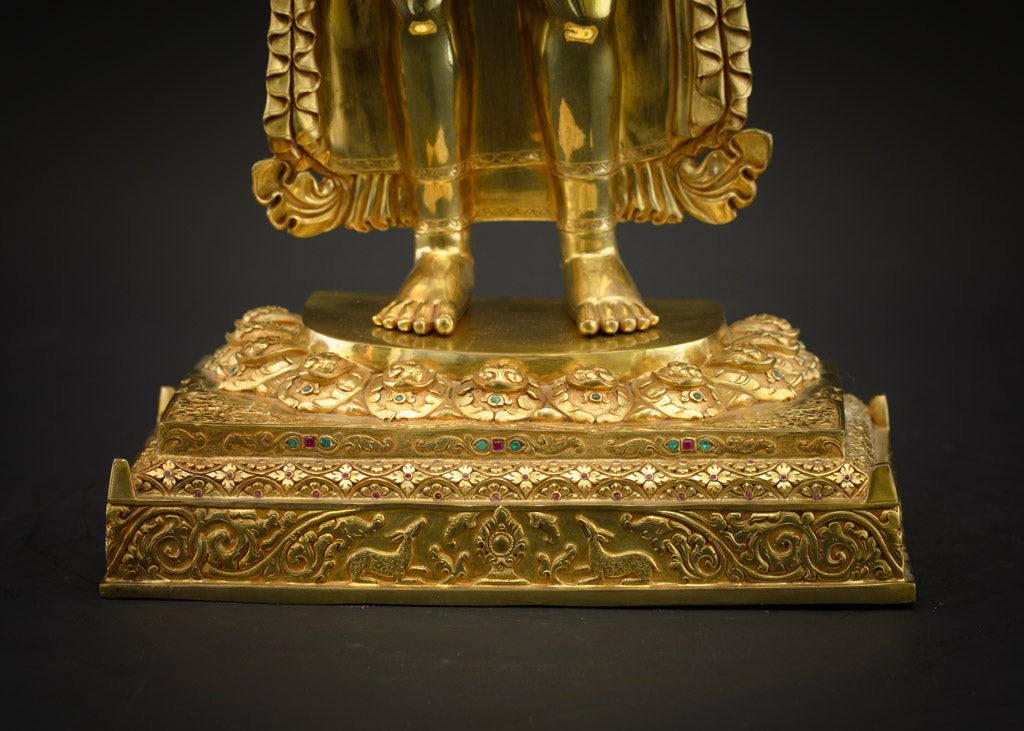 Standing Siddhartha Gautama Buddha statue | Himalayan Sacred Art