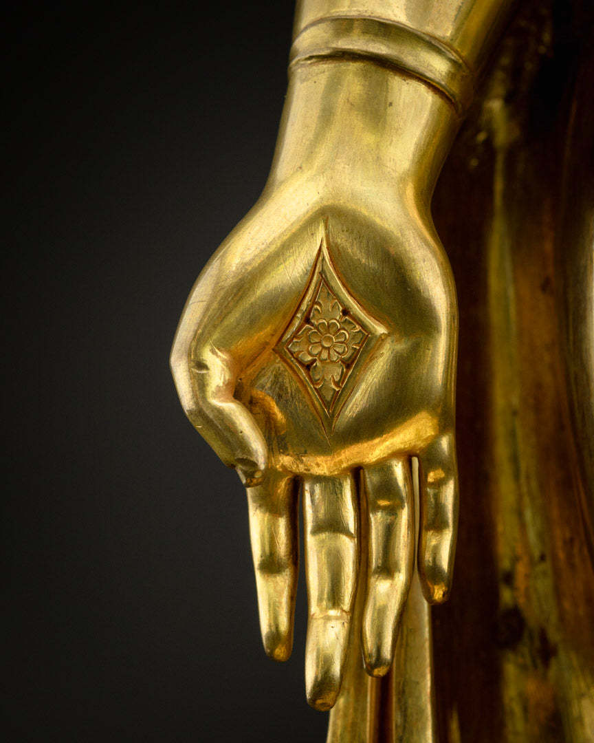 Standing Siddhartha Gautama Buddha statue | Himalayan Sacred Art