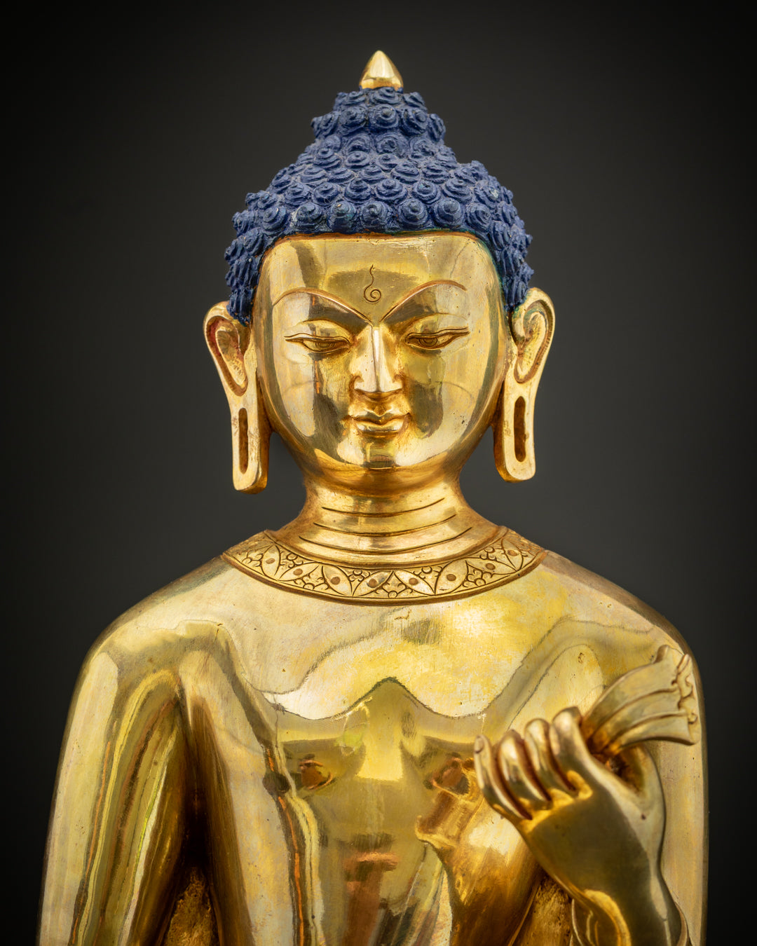 Tibetan Standing Shakyamuni Buddha Statue