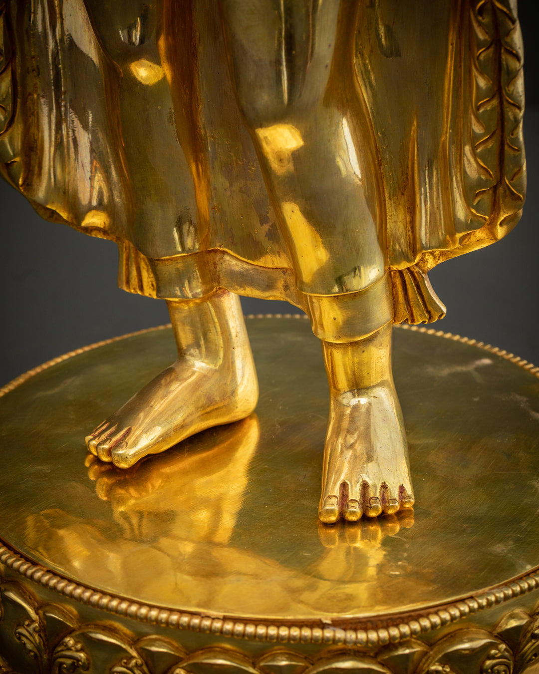 Tibetan Standing Shakyamuni Buddha Statue