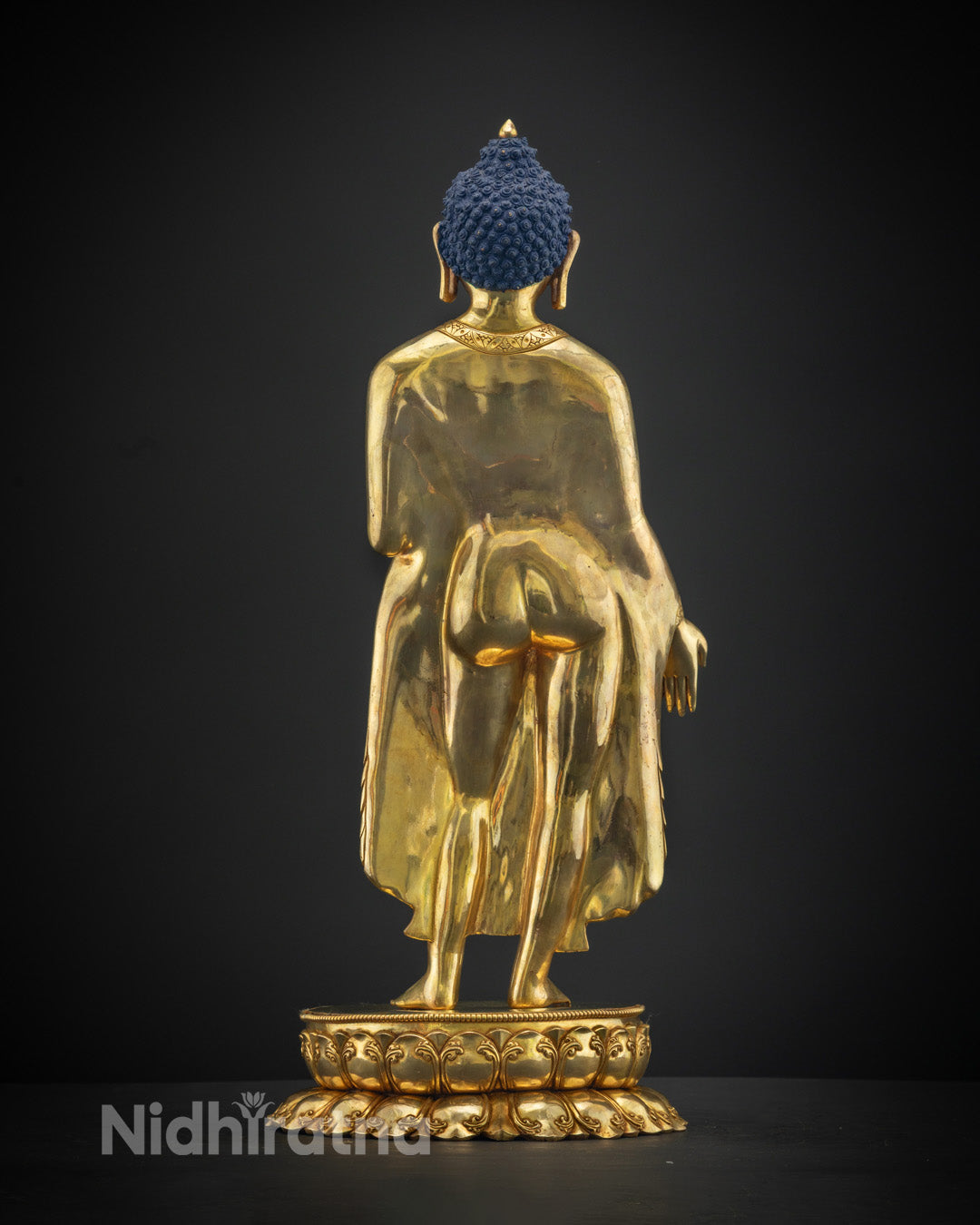 Tibetan Standing Shakyamuni Buddha Statue