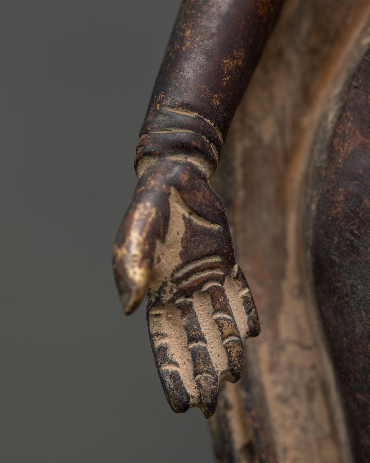Oxidized Dipankara Buddha Statue | Ancient Buddha of the Past