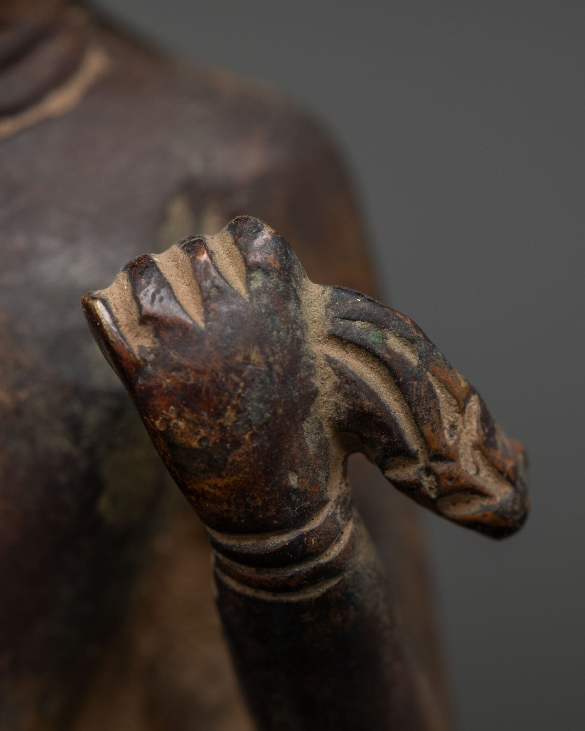 Oxidized Dipankara Buddha Statue | Ancient Buddha of the Past