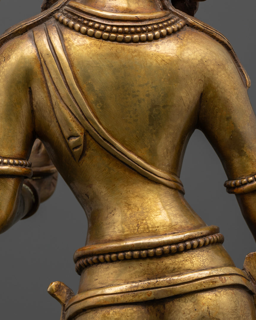 Standing Green Tara Statue | A Powerful Buddhist Sculpture