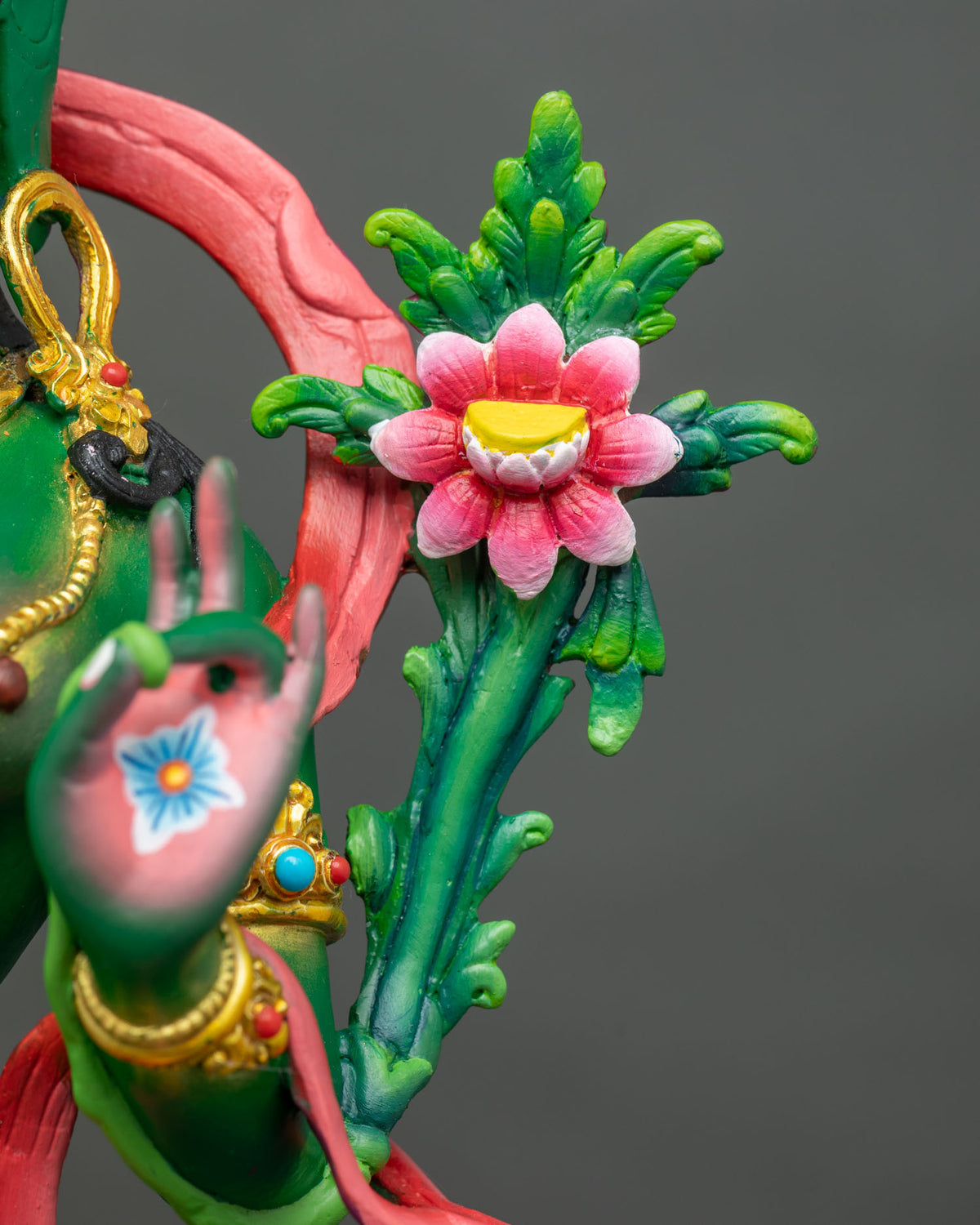 Standing Green Tara Statue
