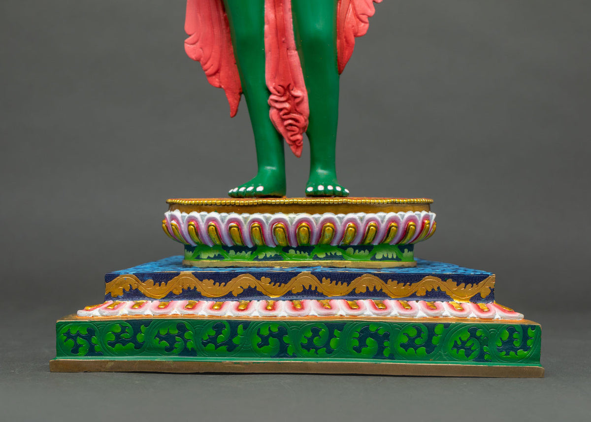 Standing Green Tara Statue