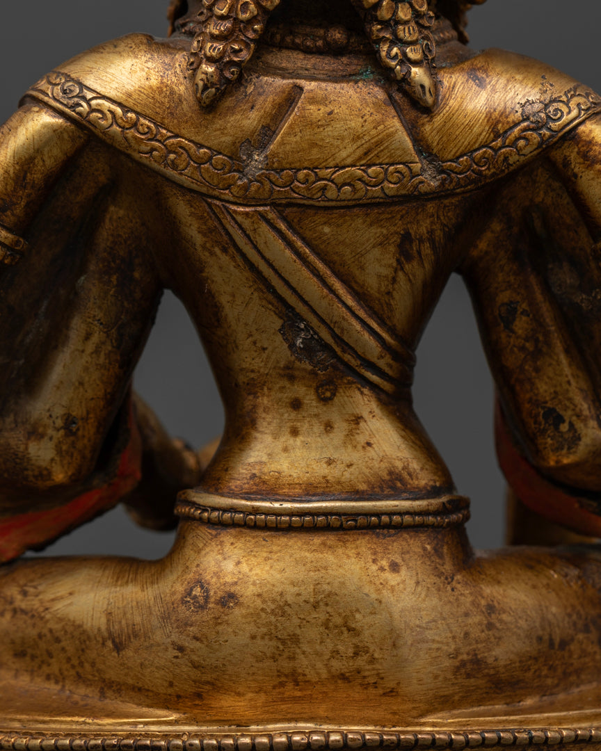 Maha Mayuri Antique Statue | Handcrafted Divine Peacock Sculpture