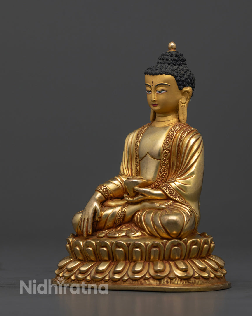 Buddha Shakyamuni Statue | Sacred Tibetan Sculpture