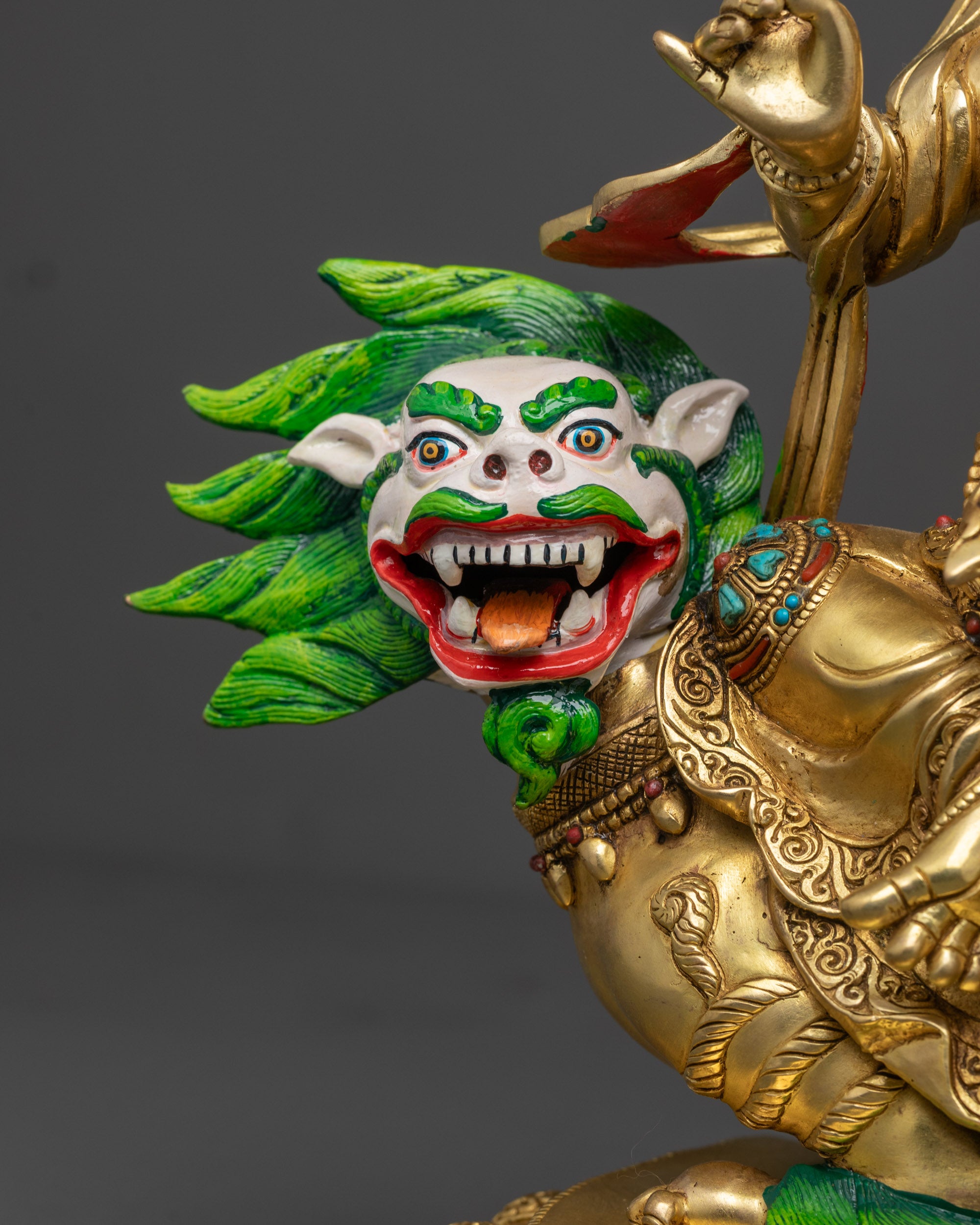 Sculpture of Wealth Deity Namtoshe | Spiritual Decor for Success