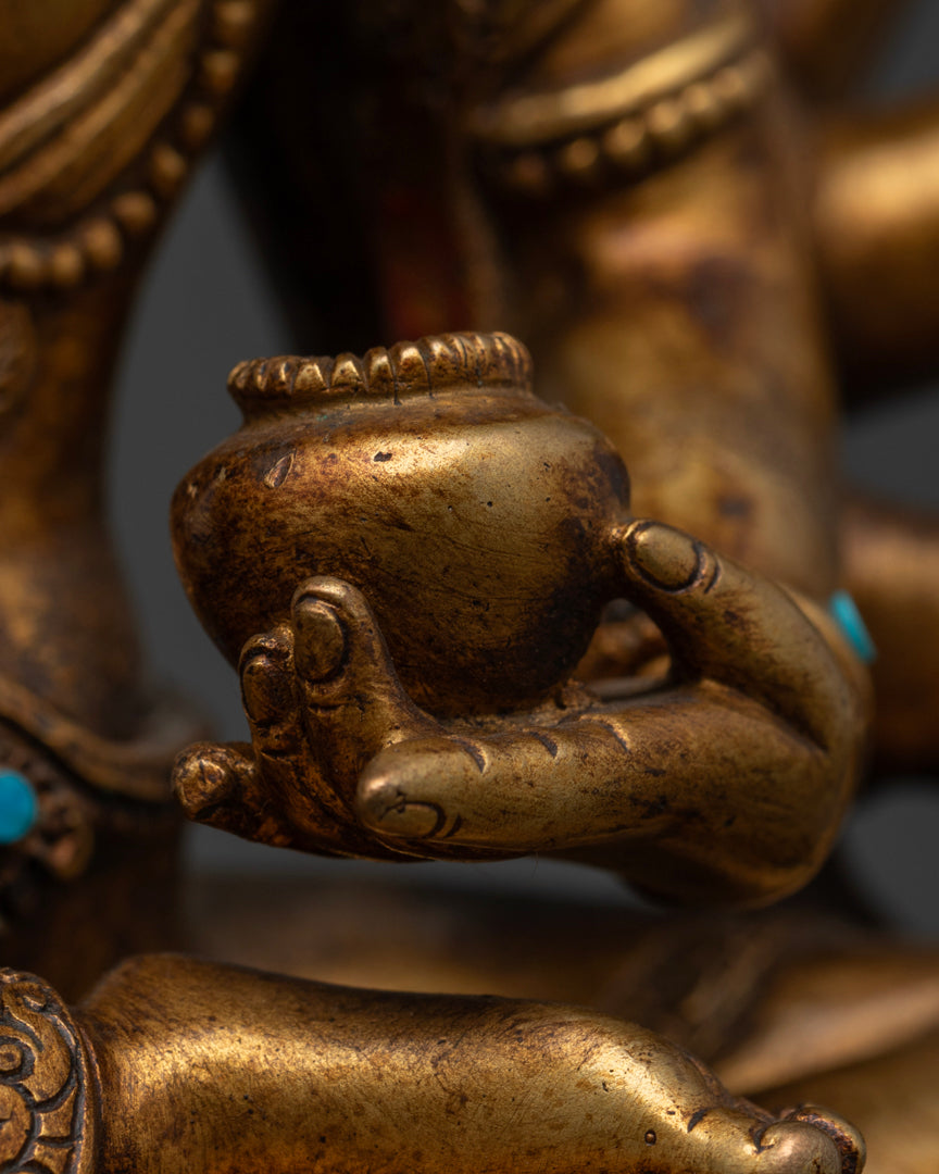Maha Mayuri Antique Statue | Handcrafted Divine Peacock Sculpture