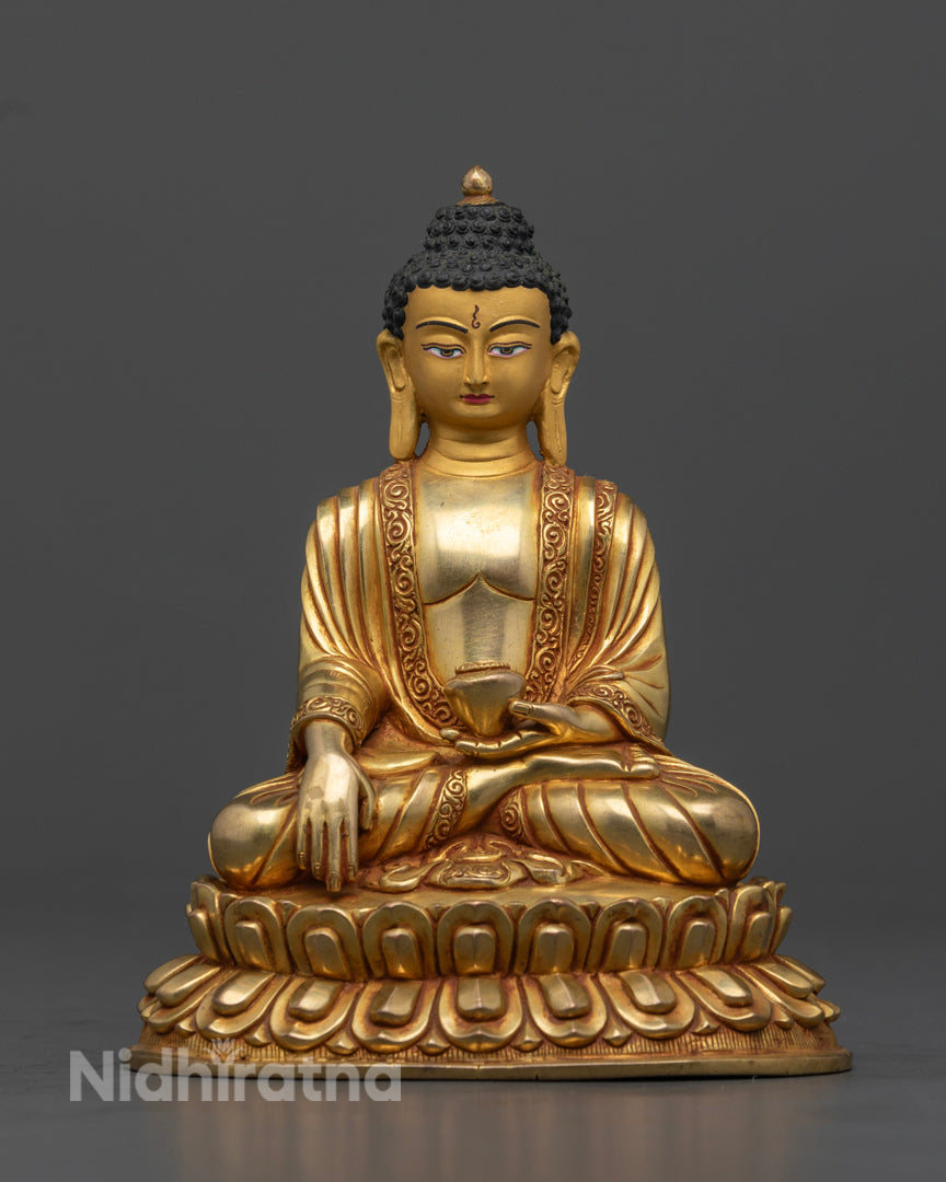 Buddha Shakyamuni Statue | Sacred Tibetan Sculpture
