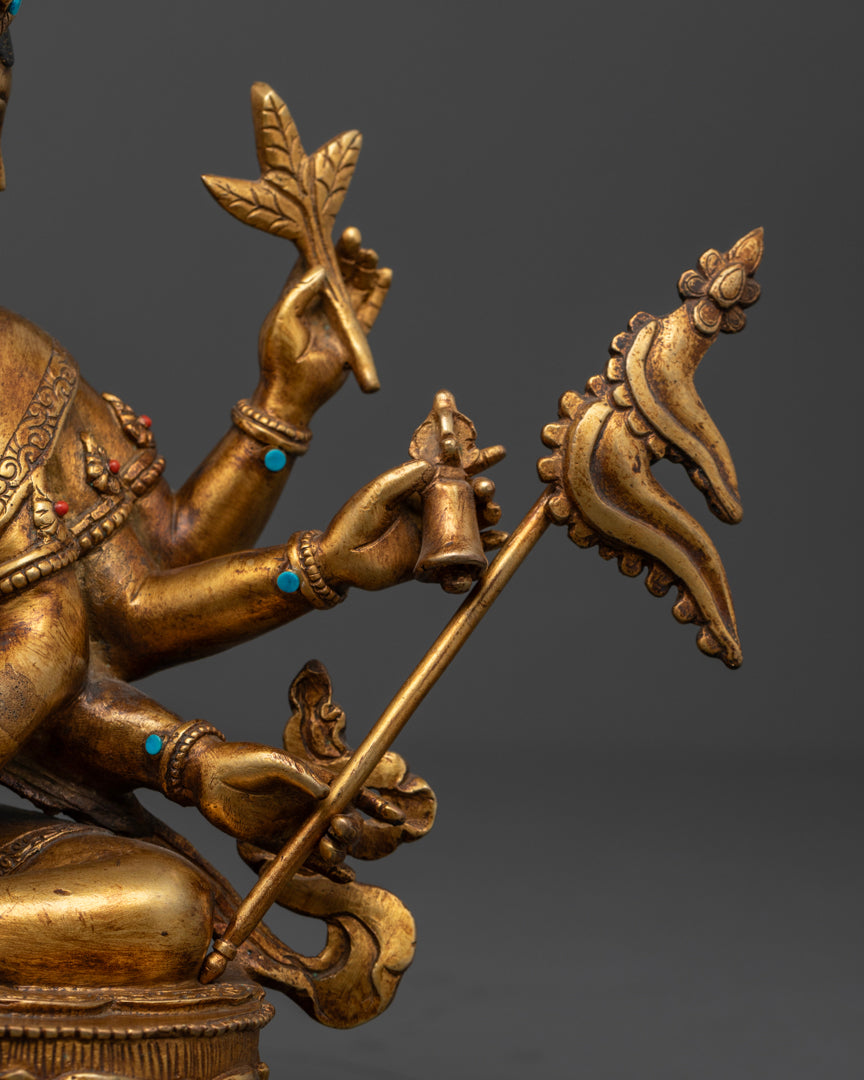 Maha Mayuri Antique Statue | Handcrafted Divine Peacock Sculpture