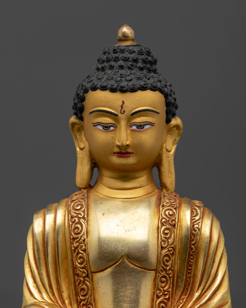 Buddha Shakyamuni Statue | Sacred Tibetan Sculpture